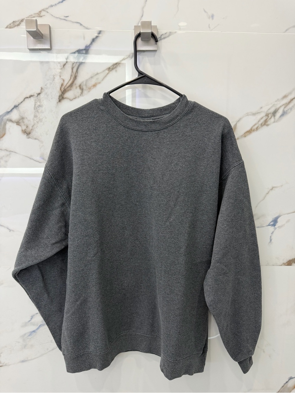 Hanes Men’s Crewneck Sweater - Charcoal Gray